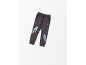 Pantaloni de trening gri închis pentru copii cu rachete și stele