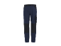 Pantaloni de lucru albaștri cu detalii negre și buzunare laterale