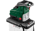 Tocător electric de grădină verde și negru cu recipient alb