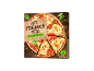 Pizza mozzarella coaptă pe piatră cu bază și margine crocante, 2 bucăți.