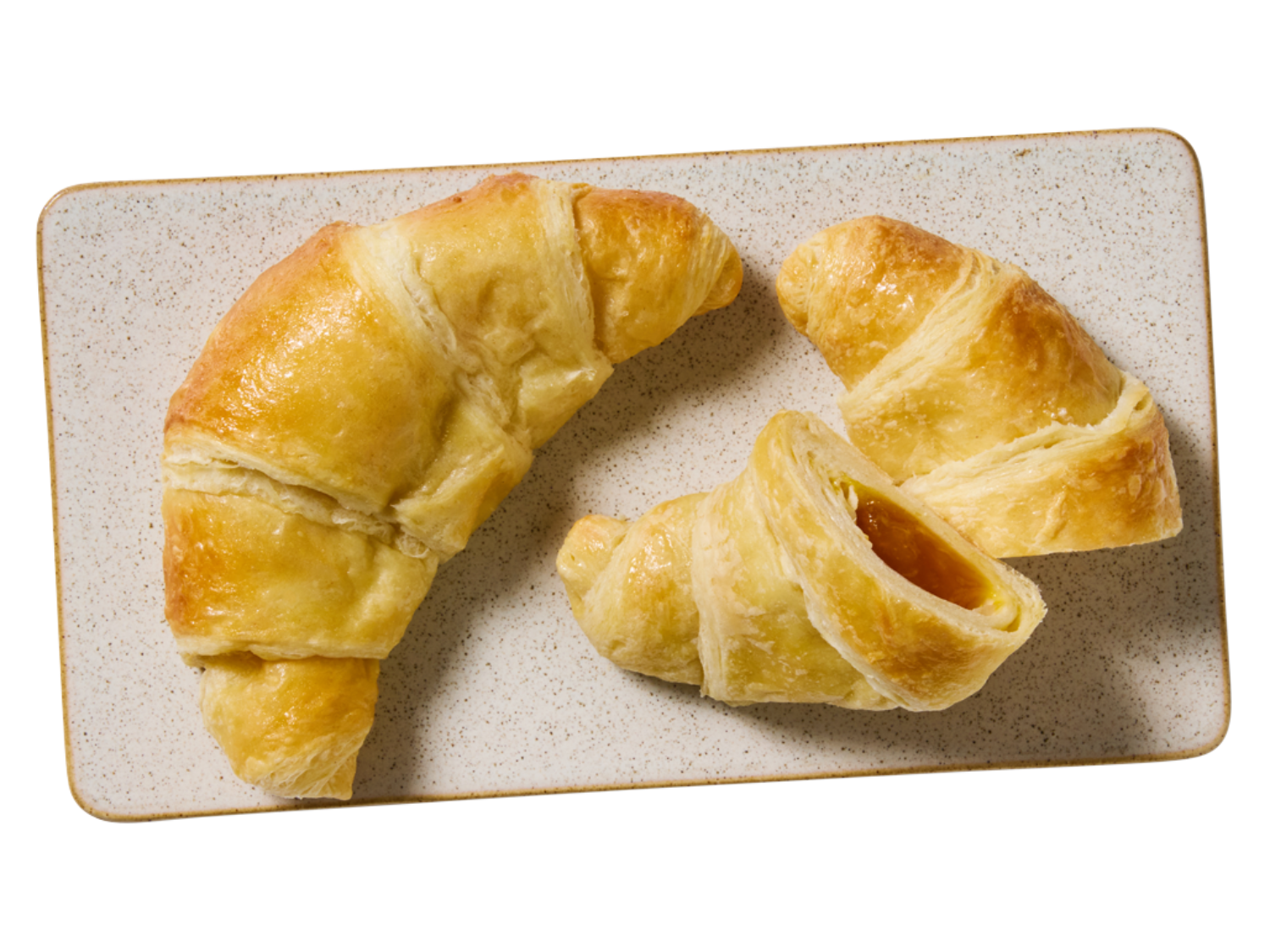 Croissant cu umplutură de caise