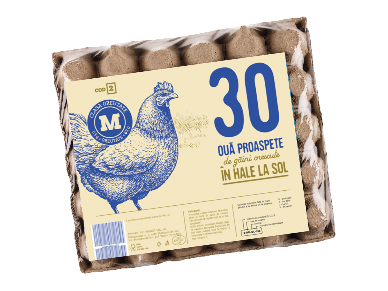 Ouă M cod 2
