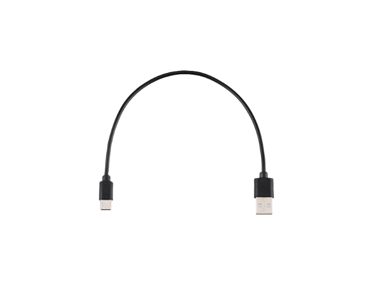Cablu negru USB-C la USB-A