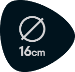 Diametru 16 cm.