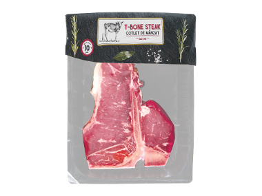 T-Bone Steak Cotlet de mânzat, cu os