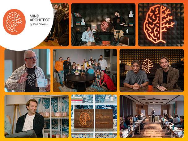 Mind Architect, de Paul Oiteanu: fotografii cu evenimente și workshop-uri.