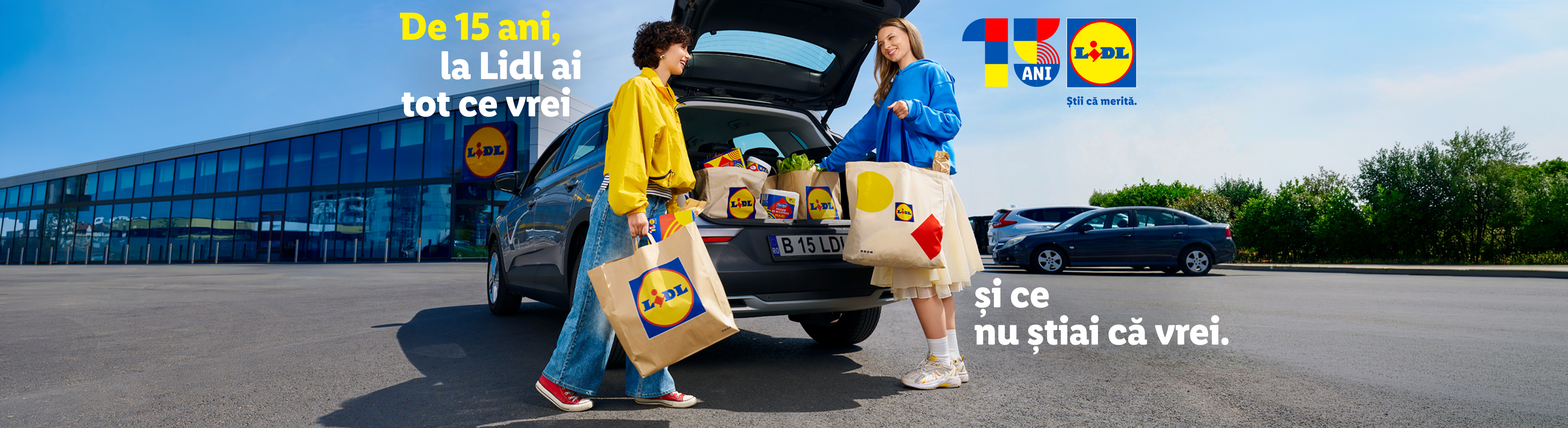 De 15 ani, la Lidl ai tot ce vrei și ce nu știai că vrei.