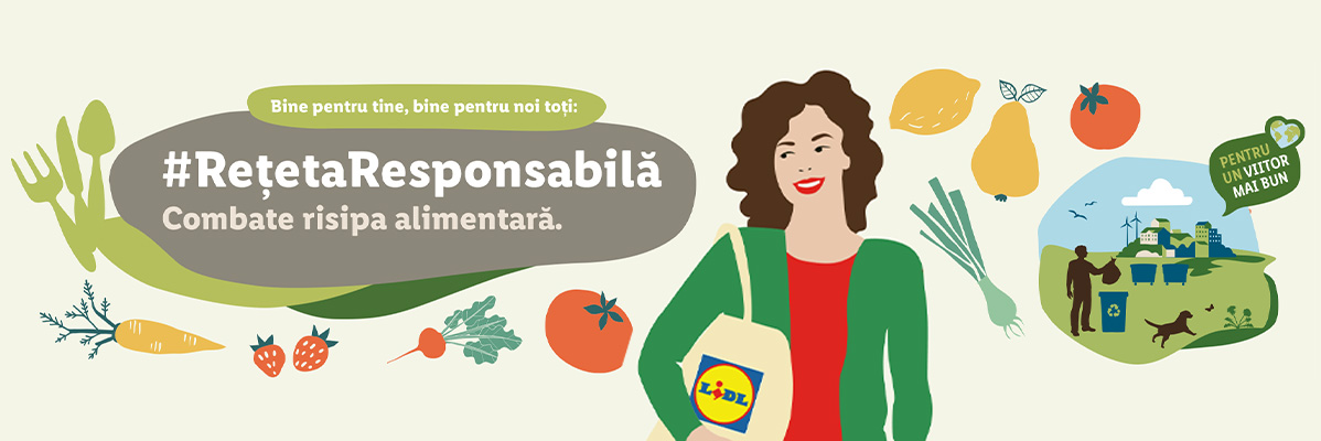 Lidl: Rețete pentru combaterea risipei alimentare cu fructe și legume.