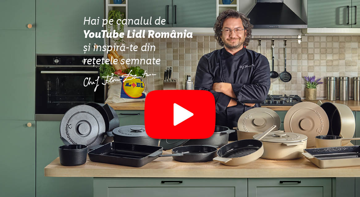 Rețete Lidl cu Chef Florin Dumitrescu: oale și tigăi.