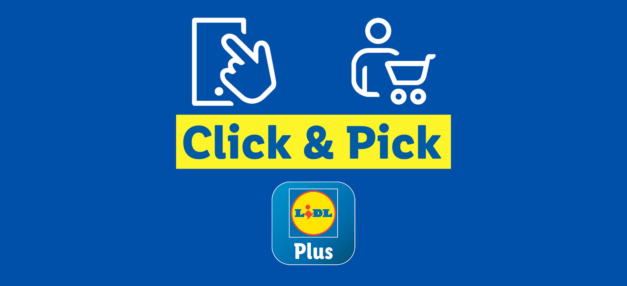 Lidl Click & Pick și Lidl Plus, aplicații pentru cumpărături online.