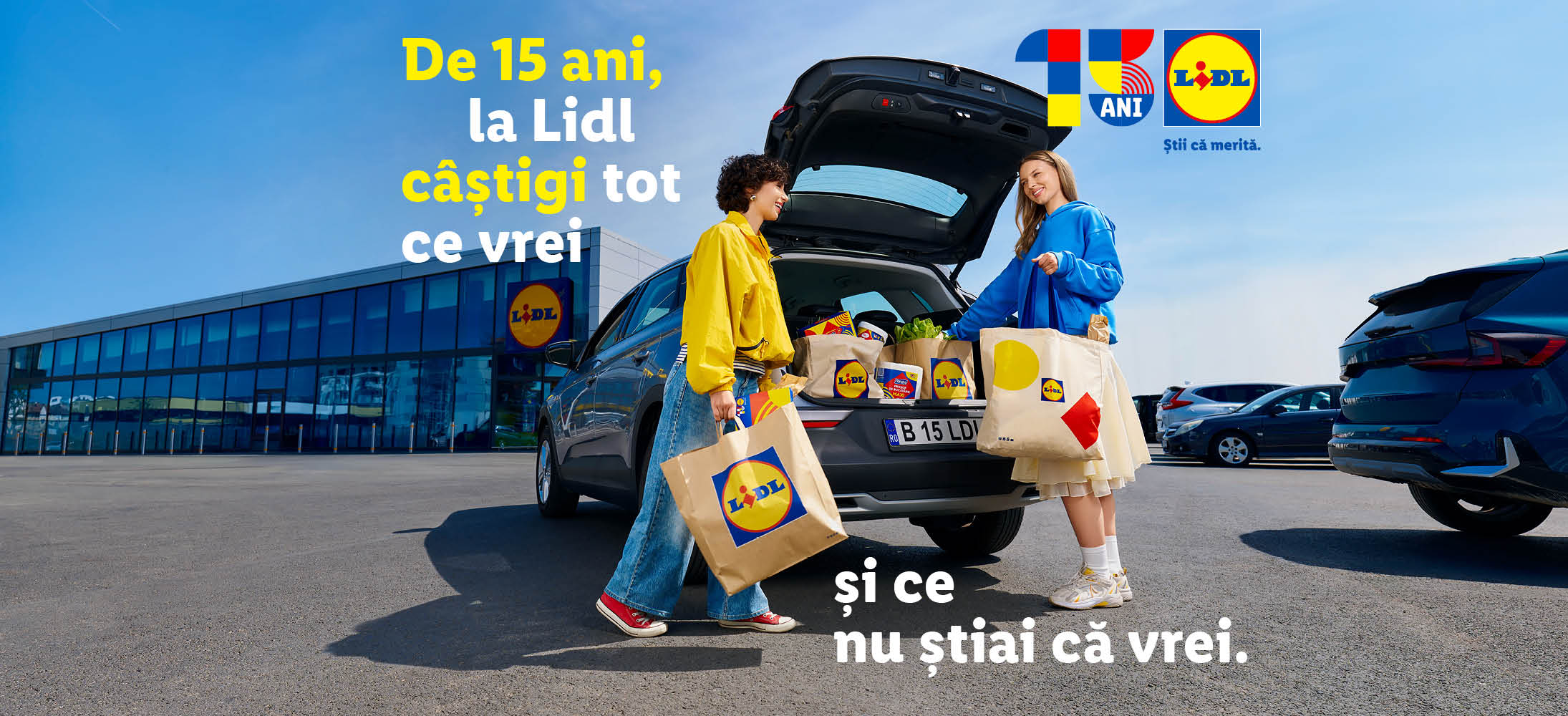 De 15 ani, la Lidl câștigi tot ce vrei și ce nu știai că vrei.